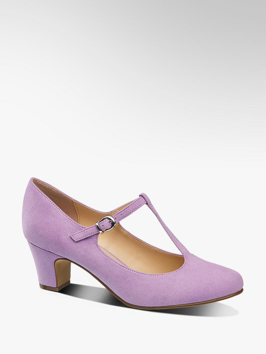 T Spangen Pumps von Graceland in flieder DEICHMANN T Spangen Pumps von Graceland in flieder DEICHMANN